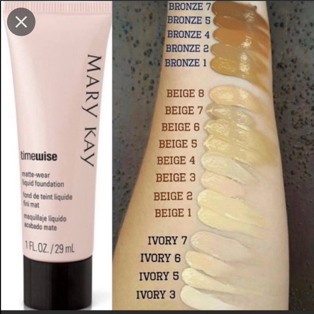 Mary Kay liquid foundation (last formulation)
